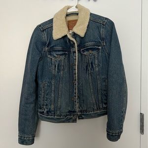 Levi’s Original Denim Sherpa Jacket Size S